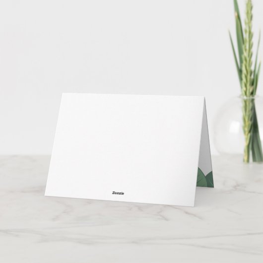 Wild One First Birthday Bedankkaart (Achterkant)