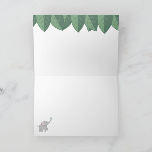 Wild One First Birthday Bedankkaart (Binnen)