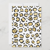 Wild One First Birthday Invitation Kaart (Achterkant)