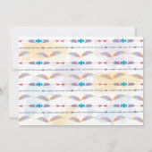 Wild One First Birthday Invitation Kaart (Achterkant)