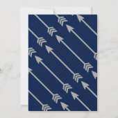 Wild One First Birthday Invitation Kaart (Achterkant)