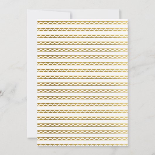 Wild One First Birthday Invitation Kaart (Achterkant)