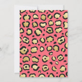 Wild One First Birthday Invitation Kaart (Achterkant)