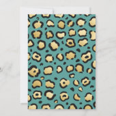 Wild One First Birthday Invitation Kaart (Achterkant)