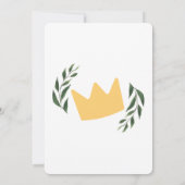 Wild One First Birthday Invitation Kaart (Achterkant)