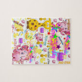 Wild One First Birthday Jigzaag Puzzle Legpuzzel (Horizontaal)