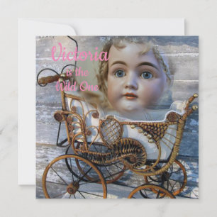 Wild One First Birthday Kaart Invitation Victoria