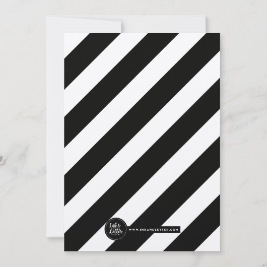 Wild One First Birthday Kraft Invitation (Achterkant)