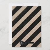 Wild One First Birthday Kraft Invitation Kaart (Achterkant)