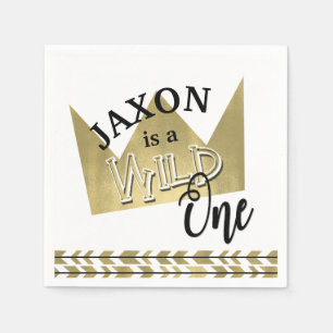 Wild One First Birthday Napkins Servet