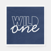 Wild One First Birthday Napkins Servetten (Voorkant)