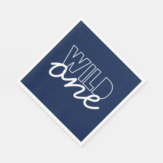 Wild One First Birthday Napkins Servetten (Hoek)
