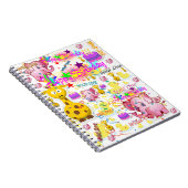 Wild One First Birthday Notitieboek (Rechterzijde)