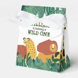 Wild One First Birthday Oerwoud Safari Animals Fun Bedankdoosjes