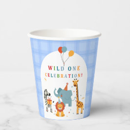 Wild One First Birthday Papieren Bekers