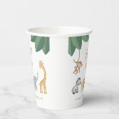 Wild One First Birthday Papieren Bekers (Links)