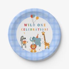 Wild One First Birthday Papieren Bordje