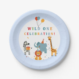 Wild One First Birthday Papieren Bordje