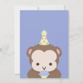 Wild One First Birthday Party Eenvoudige uitnodigi Kaart (Achterkant)