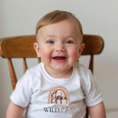 Wild One First Birthday Rainbow & Sun gepersonalis