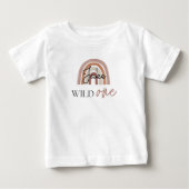 Wild One First Birthday Rainbow & Sun gepersonalis (Voorkant)