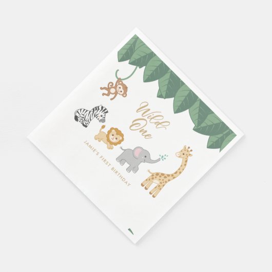 Wild One First Birthday Servet (Hoek)