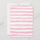 Wild One Floral Birthday Invitation Oerwoud Animal Kaart (Achterkant)