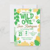 Wild One Foto Uitnodigingen Platte Bedankkaart (Voorkant)