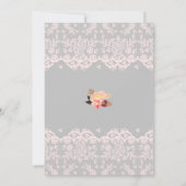 Wild ONE Fox Bloemen & Kant Verjaardag Kaart (Achterkant)