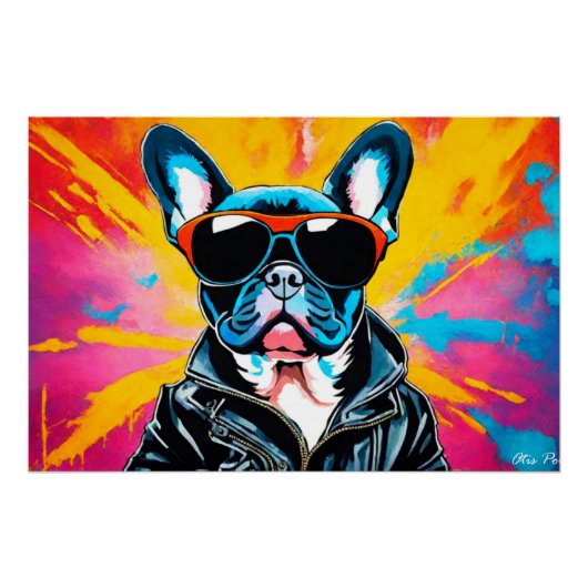 WILD ONE-FRENCH BULLDOG 5 PERFECT POSTER (Voorkant)