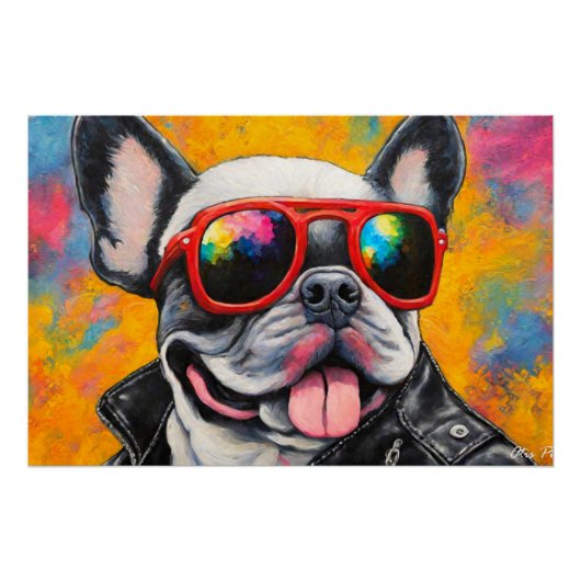WILD ONE-FRENCH BULLDOG 7 PERFECT POSTER (Voorkant)