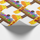 Wild One Gelukkige Verjaardag Verpakking Papier (Hoek)