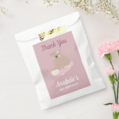 Wild One Gepersonaliseerde Eerste Verjaardag Meisj Bedankzakje (Gezegeld)