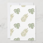 Wild One Giraffe 1st Birthday Uitnodiging (Achterkant)