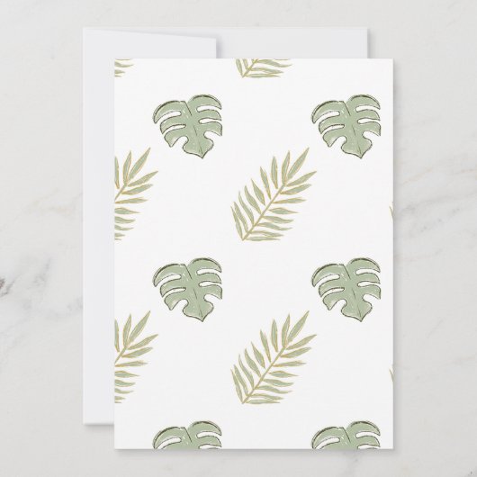 Wild One Giraffe 1st Birthday Uitnodiging (Achterkant)