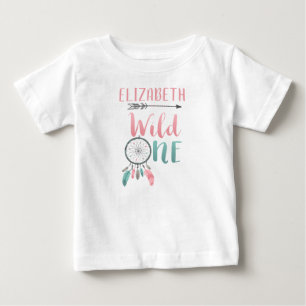 Wild One Girl Boho Shirt eerste verjaardag