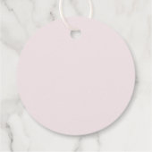 Wild One Girl's Eerste Verjaardag Dank u Bedankjes Labels (Achterkant)