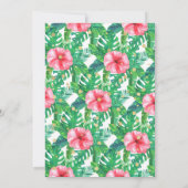 Wild One Girls First Birthday Party Invitations Kaart (Achterkant)