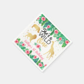 Wild One Girls First Birthday Party Servet (Hoek)