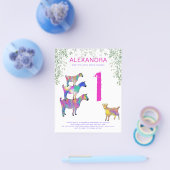 Wild One Girls voert 1e verjaardag van de begrotin Flyer (Enkel)