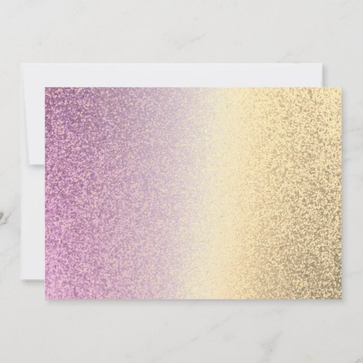 Wild One Glitter Roze & Gouden Dinosaurus 1e Verja Save The Date (Achterkant)