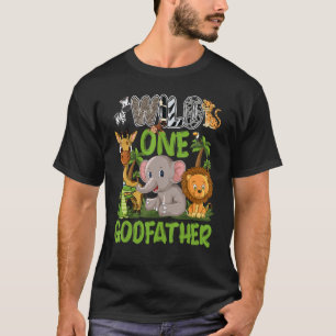 Wild One Godfather Zoo Verjaardagssafari Oerwoud A T-shirt
