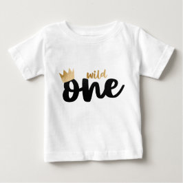 Wild One Gold Foil Crown Boy Eerste Verjaardag