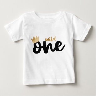 Wild One Gold Foil Crown Boy Eerste Verjaardag