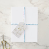 WILD ONE Goud & Wit Boho 1e Verjaardag ELKE KLEUR Cadeaulabel (Met Touw)