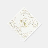 WILD ONE Goud & Wit Boho 1e Verjaardag ELKE KLEUR Servetten (Hoek)