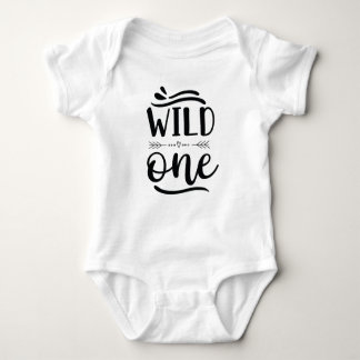"Wild One" Grappig baby Bodysuit