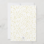 Wild One Groen Goud Safari Dieren 1e Verjaardag Kaart (Achterkant)