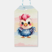 Wild One Happy Fun Woodland Animals Waterverf Cadeaulabel (Achterkant)