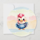 Wild One Happy Fun Woodland Animals Waterverf Kaart (Achterkant)